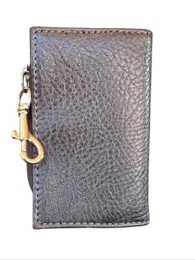 Tyler Rodan Brown Faux Leather Mini Credit Card Wallet